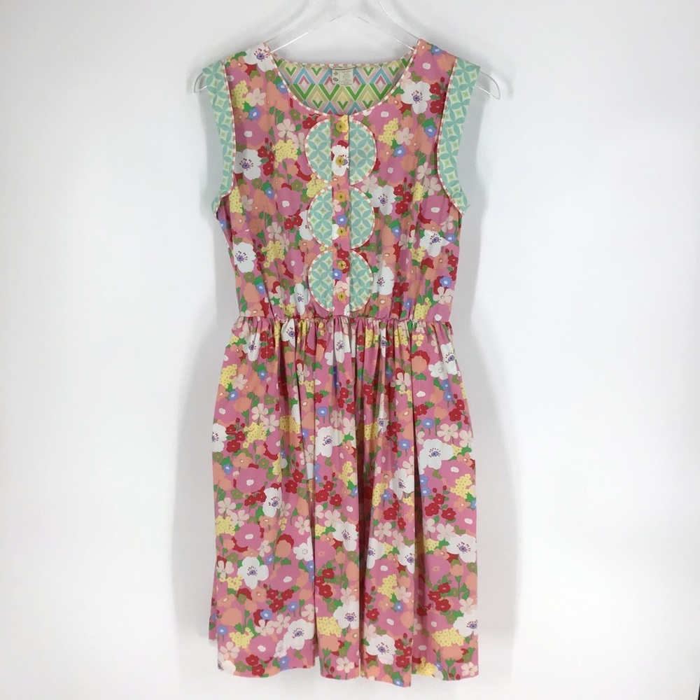 Matilda Jane Leah Pink Floral Patchwork Dress